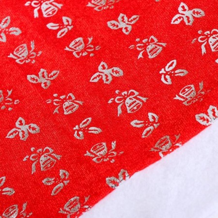 New Year's cap "Little bells" 40x27 cm, red-2