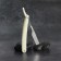 Dangerous razor, shavett, without blades, 24 × 2.5 × 1.3 cm, plastic, white/silver color