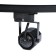 Luazon Lighting track lamp for the GU10 lamp, eight faces, black body