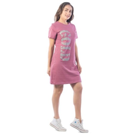 Gold tunic, size 54, raspberry color-2