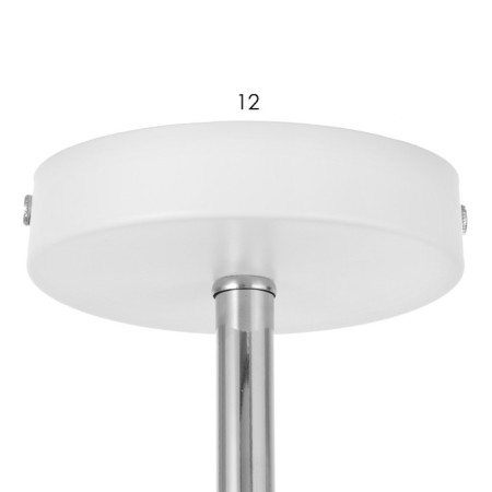 Laurah "Laura" 3x60W E27 white, chrome 59x27x20cm-6