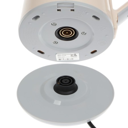 Electric kettle IRIT IR-1364, metal, 1.8 l, 1500 watts, beige-6