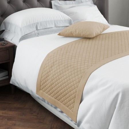 Cover - Sasha "Caspian", size 70 x 230 cm, beige color