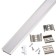 Aluminum profile General, 6x31 mm, mortise, 2 m, matte Divator, accessories