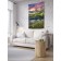 Decorative panel with photo printing "Morning in the mountains", vertical, size 150x200 cm