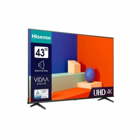 TV HISENSE 43A6K, 43 ", 3840x2160, DVB-T2/C/S2, HDMI 3, USB 2, Smart TV, black-1