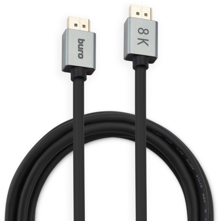Buro DisplayPort (M)/DisplayPort (M) 3M audio cable. gilding. Black (BHP-DPP-1 107481-1