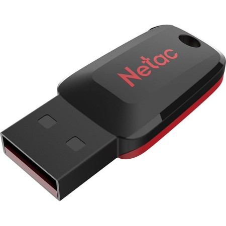 Flash disc Netac 64GB U197 NT03U197N-064G-20BK USB2.0 Black/Red-1
