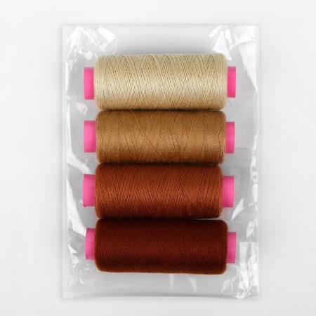 Set of threads, 40/2, 200 m, 4 pcs, color mix-2