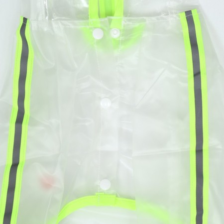 Commentary raincoat for dogs, 2xl rr (DS 42, OG 57 cm, weight 16-20 kg), transparent yellow-4
