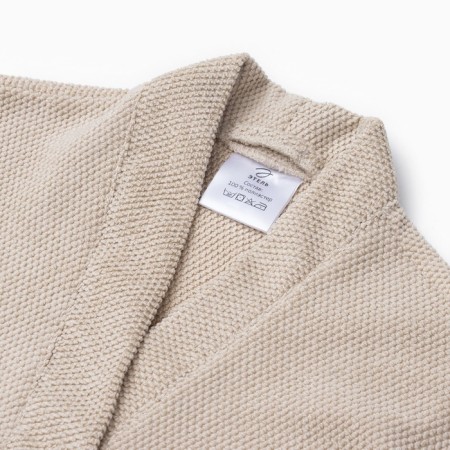 Women's bathrobe, col. Beige, rr 46-48, 100% polyester, 300 g/m2-6