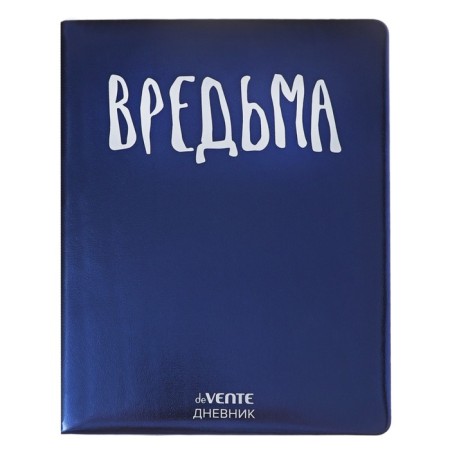 Universal diary for grades 1-11, hard cover, artificial leather, foam rubber, silkography, lies, 80 g/m2
