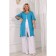 Cardigan female, size 52, blue color