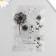 Stamp for creativity Silicon "Dandelions" 16x11 cm