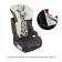 Car Seiger Siger "Smart", group 2/3, 15-36 kg, 3-12 years old, gray-beige giraffe