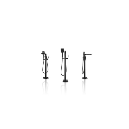 LEMARK Bronx LM3744BL bath mixer, single -leaf, pour 233 mm, floor, black-2
