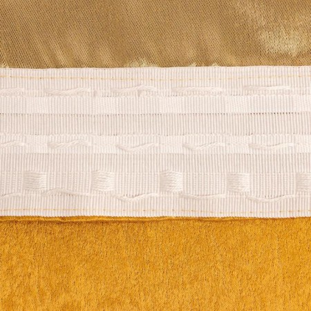 Curtain curtain Ethel "Classic" cell yellow, 270*300 cm, 100% p/e-3
