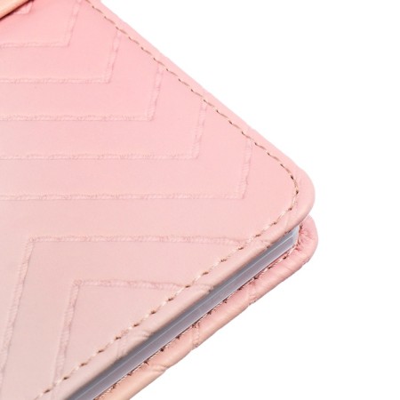 Planing pocket non -flowed 80 sheets, 100x170mm, Devente.elizabeth, a solid cover of leatherette with foam rubber, straps, block 70, pink-4