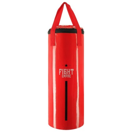Boxing bag of Fight Empire, weight 11 kg, belt belt, red color-1