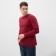 Long -sized male plain, burgundy color, size 48