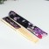 Fan bamboo, textile h = 21 cm "flowers" with a cover, black