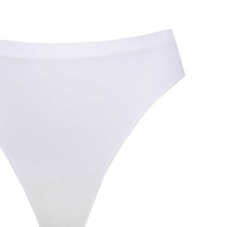 Panties female thongs are seamless, white color, size 42-46 (s-m)-6