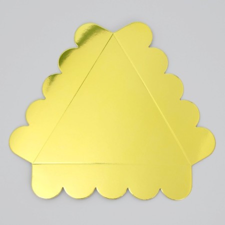 Cookie box, confectionery packaging with PVC lid, yellow, 18 x 3 cm-5