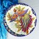 Largan Rishtan ceramics "Firebird", 42 cm