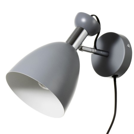 Sconces with a switch on the wire "Claudia" E27 40W gray 28x15x20cm-1