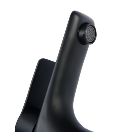 ACCOONA A91207F shell mixer, single -leaf, pour length 122 mm, black-2
