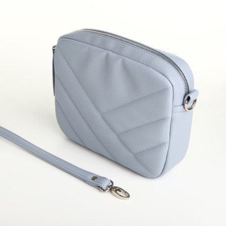 Women's bag with lightning, blue color-4