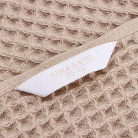 Waffle towel SL Home: Basic "Sabbia" 90x150 cm, 100% cotton, 340 g/m2-7