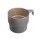Airline car kettle, 12 V, gray plastic