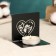 Climb "Heart" 6x5cm, black