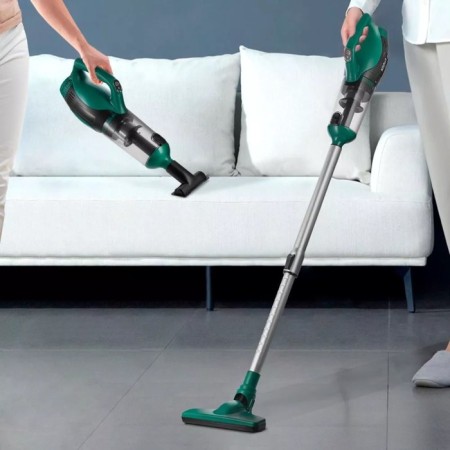 Vacuum cleaner KitFort KT-5250, vertical, 120 watts, 0.5 l, green-black-2