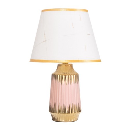 Table lamp "Neva" 1x40W E14 pink/gold 24x24x40cm-8