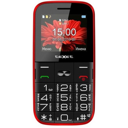 Cell phone Texet TM-B227 Red
