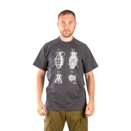 T-shirt 7.62 Grenade, cotton, gray, rr m