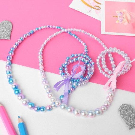 Set of children's "chosen" ball for an increase, with a bow, color mix-3
