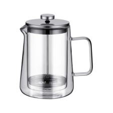 Teapot of a teapot of a friend-press Regent Inox Franco, with double walls, 0.8 liters