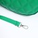 Baget bag with zipper, green color
