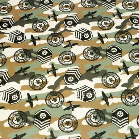 Glossy packaging paper "camouflage", bilateral, 70 x 100 cm-3