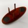 Mini -bar Rubin, on a stand, skeleton - 880 ml, glasses - 200 ml, 32.5 x 13 x 23.5 cm