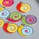 Decorative buttons for creativity "Snails" (set 10 pcs)