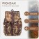 Tourist backpack, 55 liters, cord department, 4 outer pockets, ZFTS, brown color/camouflage