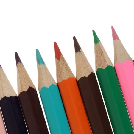 Pencils 24 colors, hexagonal, in a cardboard box-2
