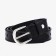 Children's belt, width 2.3 cm, screw, buckle metal, black color