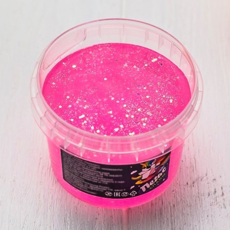 Slime "Pegasus" neon, pink 90 g-1