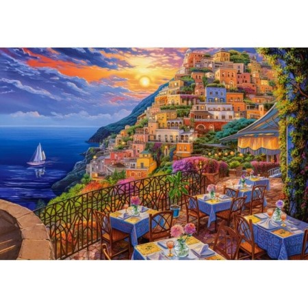 Puzzle "Romantic evening in Positano", 1,500 elements-1