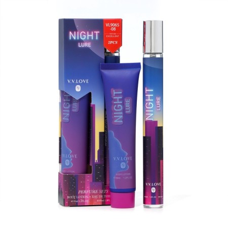 Perfume set female Night Lure: Toilet water, 35ml + body lotion, 35 ml